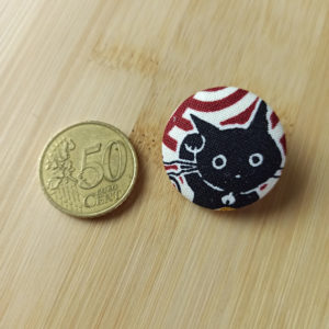bottoni giapponesi stoffa gatti