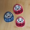 toppa adesiva a caldo daruma giapponese patch