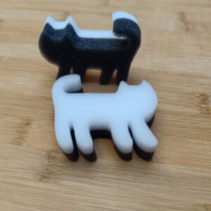 Alternative view of Spugnette per piatti a forma di gatto