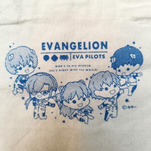 Mini tote bag Evangelion Chibi Eva Pilots