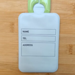 targhetta nome per valigia evangelion